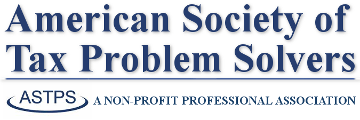 Member American Scociety of Tax Problem Solver