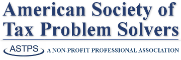 Member American Scociety of Tax Problem Solver Member American Scociety of Tax Problem Solver